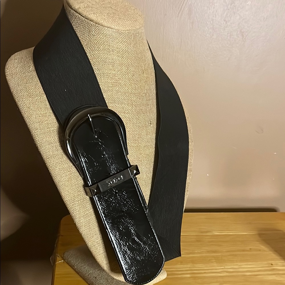 😄Black stretch belt plus size